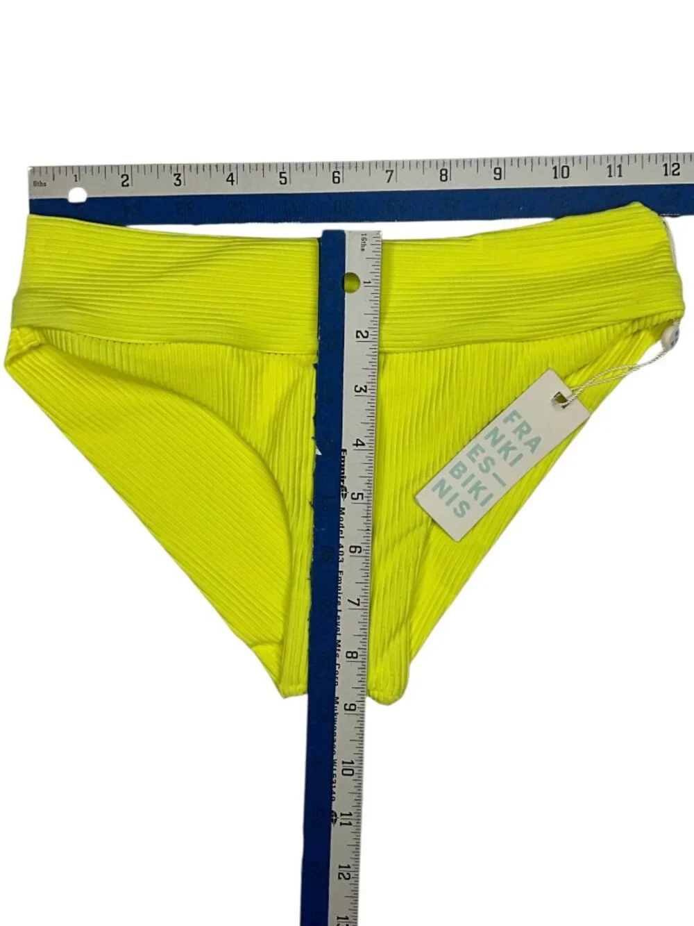 Frankies Bikinis Gavin Cheeky Bikini Bottom S Lemonade Swimwear NEW